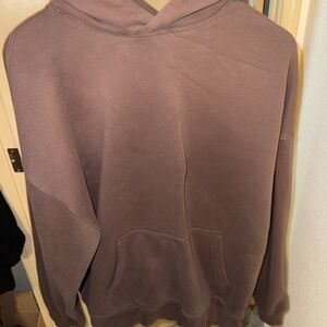 Abercrombie - Men’s Brown Essential Oversized Hoodie - Large